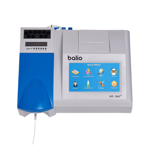 Halbautomatisches biochemisches Analysegerät - AX-040+ - Balio Diagnostics - Tisch / für Zellen / mit Touchscreen