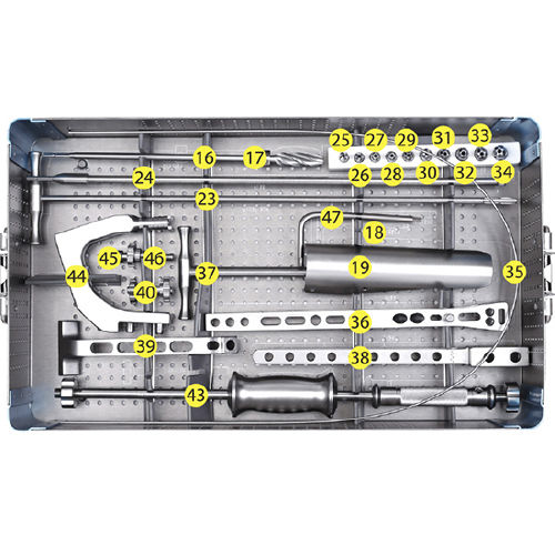 Femurfraktur Instrumentenset - 1200-08 - Orthopromed