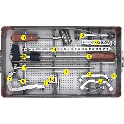Tibiafraktur-Instrumentenset - 1200-09 - Orthopromed