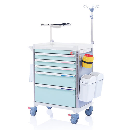 Medizinischer Wagen - W3920 - Sichuan Yufeng Medical Equipment Co., Ltd. - für Kliniken / Notfall / Sauerstoff