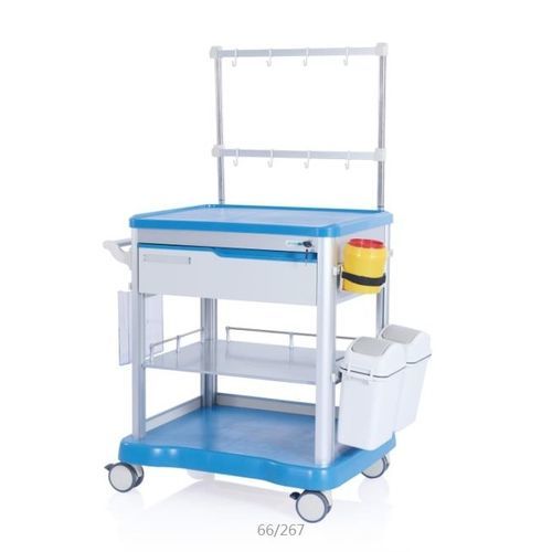 Medizinischer Wagen - W3704 - Sichuan Yufeng Medical Equipment Co., Ltd. - für Instrumente / Medikamenten / Abfall