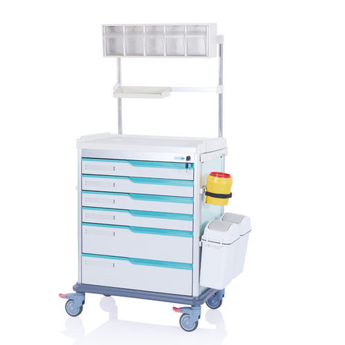 Wagen für Anästhesie - W3714 - Sichuan Yufeng Medical Equipment Co., Ltd. - für OP-Saal / für Transport / Lager