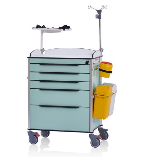 Medizinischer Wagen - W3610 - Sichuan Yufeng Medical Equipment Co., Ltd. - Notfall / für Kliniken / für Transport