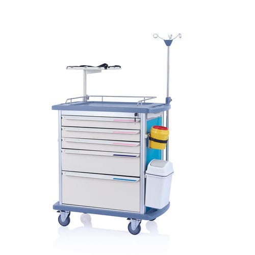 Notfallwagen - W3950 - Sichuan Yufeng Medical Equipment Co., Ltd. - für Intensivpflege / für Kliniken / für medizinische Geräte