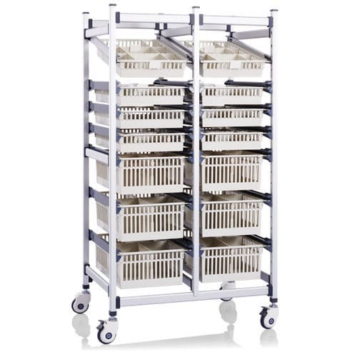 Modulares Regal - P2604 - Sichuan Yufeng Medical Equipment Co., Ltd. - für Körbe / Sterilisation / Aluminium