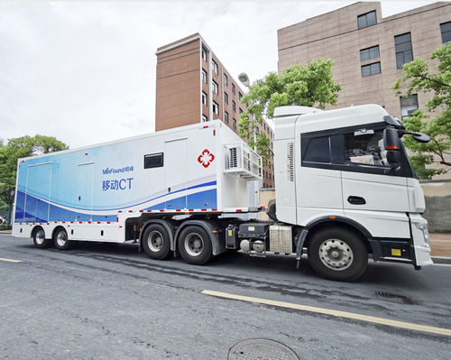Mobiler Raum für Radiologie / X-Scanner - Semi-Trailer - MinFound Medical Systems