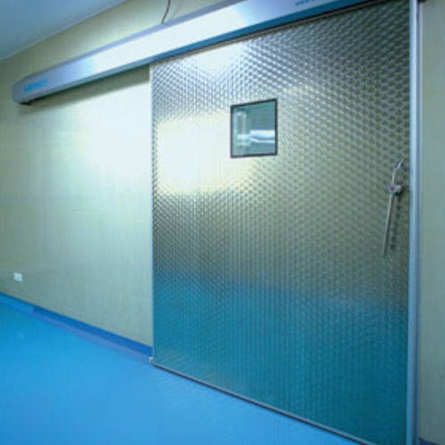 Strahlenschutztür - AMENSCO MEDICAL TECHNOLOGIES - für OP-Bereich / Schiebe / einflügelig