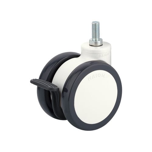 Rad für Krankenhauswagen - H322-4T075UNB/N - Haion Caster - für Krankenhausbett / schwenkbar / mit Bremse