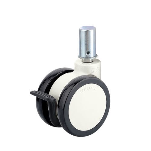 Polyurethanrad - H322-6S100UNB/D - Haion Caster - mit Bremse / schwenkbar