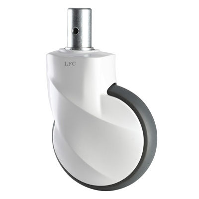 Rad für Krankenhausbett - E201-Y - Longfen Caster - Polypropylen / Edelstahl / schwenkbar