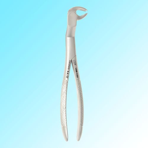 Dentale Extraktionszange / für Molaren - 1208-1161 - New Surgical Instruments Co. - für Weisheitszähne / englische Form