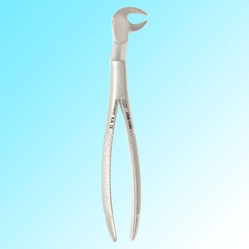 Dentale Extraktionszange / für untere Molaren - 1208-1163 - New Surgical Instruments Co. - englische Form