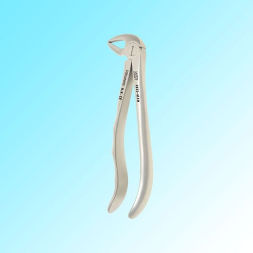 Dentale Extraktionszange / für Zahnwurzeln - 1211-4110 - New Surgical Instruments Co. - für Prämolaren / für atraumatische Extraktion / für untere Schneidezähne