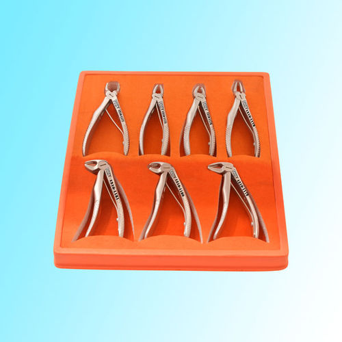 Instrumentenset / pädiatrische Traumatologie - 1210-1200 - New Surgical Instruments Co. - Zahnchirurgie / für Zahnextraktion