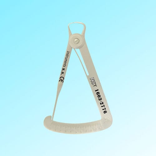 Dental-Messschieber - 1603-2776 - New Surgical Instruments Co. - Iwanson / rechtsseitig / mit Zifferblatt-Anzeige