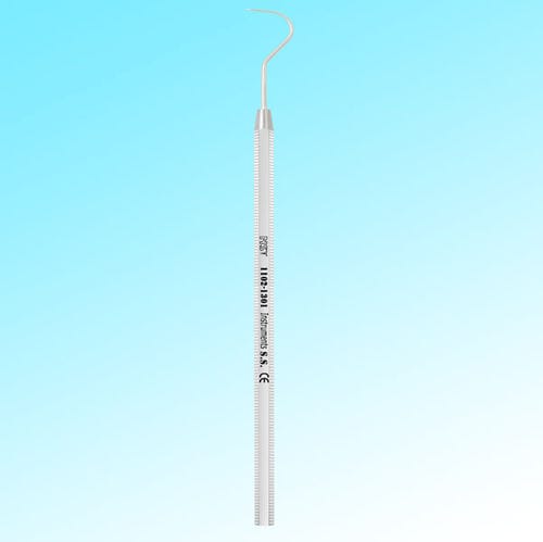 Diagnose-Dentalsonde - 1102-1301 - New Surgical Instruments Co. - einfach / Edelstahl