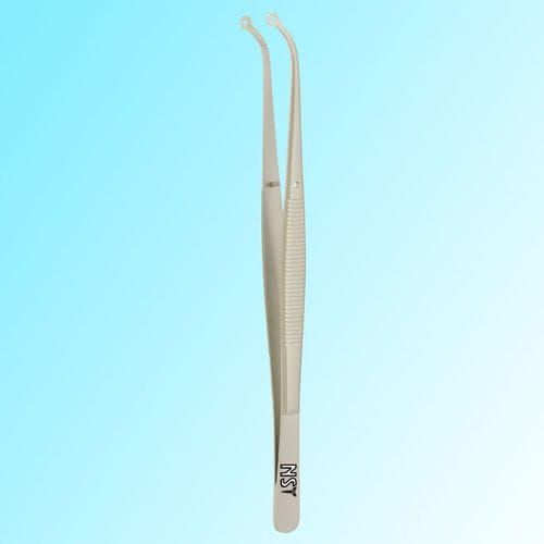 Diagnose-Dentalpinzette - 1398 - New Surgical Instruments Co. - chirurgisch / gerade / Näh