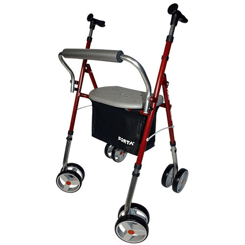 Rollator mit 4 Rädern - Koala Giro - Forta - Fabricaciones Ortopédicas Albacete - mit Sitz / mit Korb / höhenverstellbar