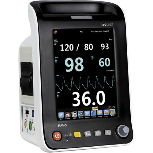 Tragbarer Vitalzeichenmonitor - PAVO - aXcent medical - TEMP / EKG / NIBP