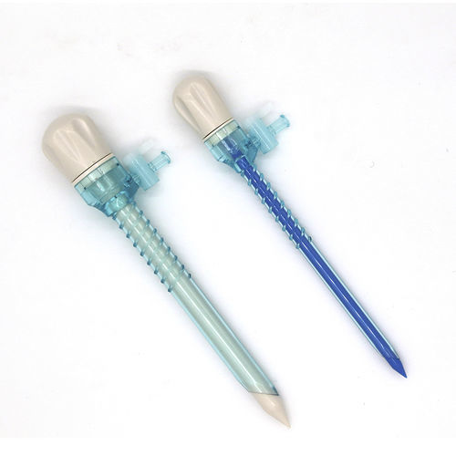 Laparoskopischer Trokar - GYTR-I - Zhejiang Geyi Medical Instrument - mit Einblaseport / mit Verschlussstopfen / zum Einmalgebrauch