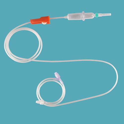 Infusionsset mit Y-Verbinder - IV-01 - Taizhou Safefusion Medical Instruments - mit Filter zur Vorbeugung von Partikel-Kontaminationen / mit Absperrhahn / mit latexfreien Komponenten