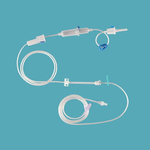 Infusionsset mit Tropfkammer - IVP-012 - Taizhou Safefusion Medical Instruments - mit Y-Verbinder / mit Absperrhahn / mit latexfreien Komponenten