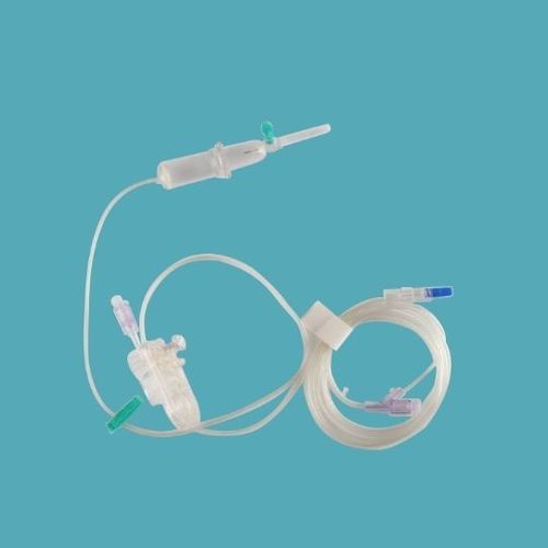 Polyethylen-Infusionsset - 14017 - Taizhou Safefusion Medical Instruments - mit Tropfkammer / mit Y-Verbinder / mit Filter zur Vorbeugung von Partikel-Kontaminationen