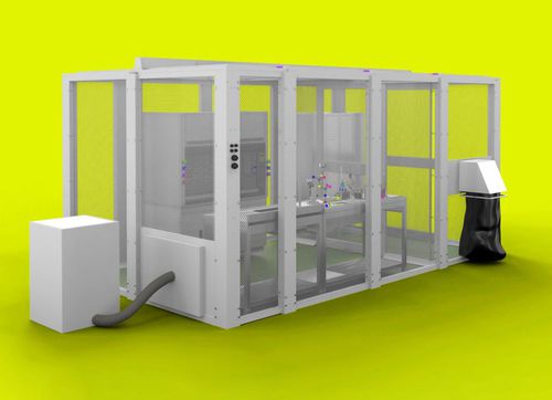 Isolationssaal für pharmazeutische Labore - ISOLA LAB - MITEC - Biocontainment / für die medizinische Forschung / elastisch