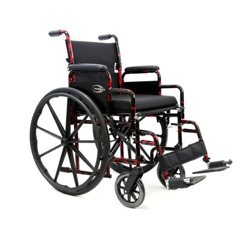 Manueller Rollstuhl - LT-770Q - Karman Healthcare - zur Nutzung im Freien / für den Innenbereich / mit Fußstütze
