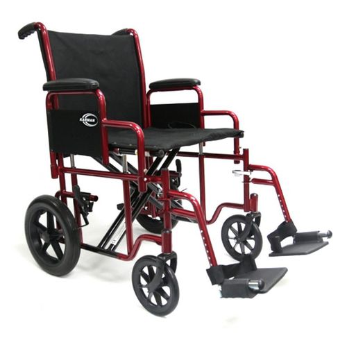 Passiver Rollstuhl - T-920 - Karman Healthcare - zur Nutzung im Freien / mit Fußstütze / Stahlrahmen