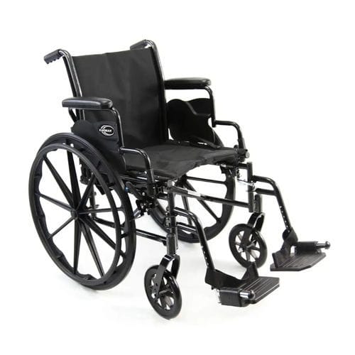 Manueller Rollstuhl - LT-700T - Karman Healthcare - zur Nutzung im Freien / für den Innenbereich / mit Fußstütze
