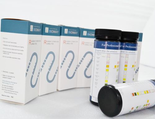 Nierenkrankheiten-Teststreifen - URS-4H - Bioway Biological Technology Co.,Ltd - Harnwegsinformationen / pH / Glukose