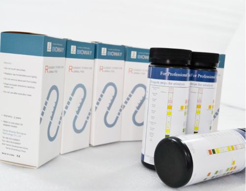 Nierenkrankheiten-Teststreifen - URS-12V - Bioway Biological Technology Co.,Ltd - Harnwegsinformationen / für Infektionskrankheiten / pH