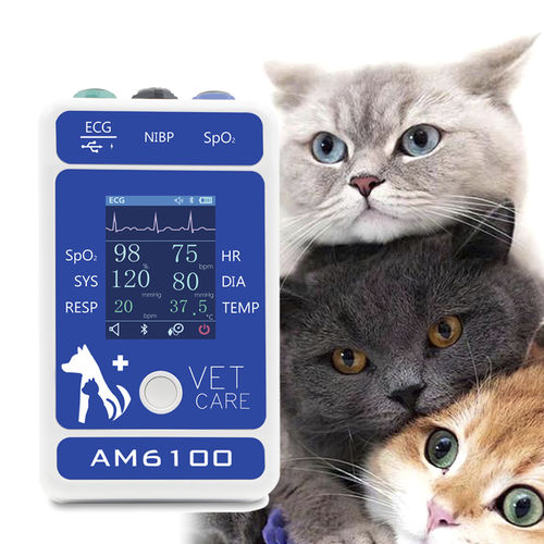 Patientenmonitor für Veterinärmedizin - AM6100 - Shanghai Berry Electronic Tech Co.,Ltd - tragbar / EKG / SpO2