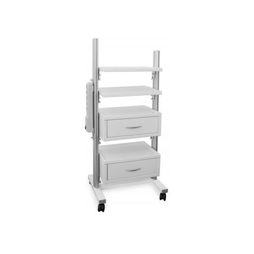 Medizinischer Wagen - STA 06 - Juventas - für Transport / Aluminium / 2 Schubladen