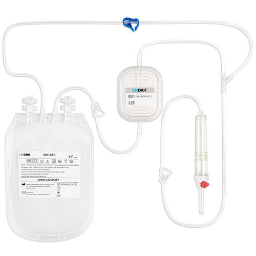 Beutel-Filter - FBWB450-HE11 - Guangzhou DaJi Medical Science and Technology Co., Ltd - Vollblut / für Leukozytendepletion / Polyester