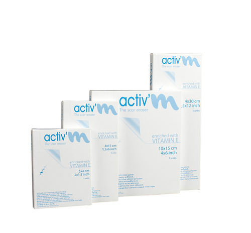 Polyurethan-Hautpflaster - Activ’M 4*5 - M-Technologies - Silikon / elastisch / transparent