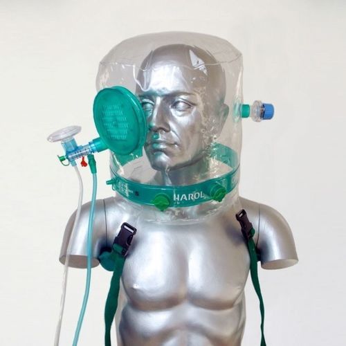 Notfallbeatmungsgerät - Compact Helm-Har - HAROL Srl - pneumatisch / CPAP