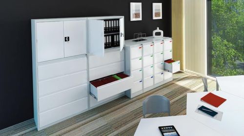 Abstellschrank - F814508F78DCE156162B3D776871C368 - WEPPES Solutions - modular / mit Schublade / mit Tür