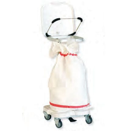 Reinigungs-Sackhalterwagen - AISY-BAG 1 - WEPPES Solutions - Wäscherei / 1 Sack