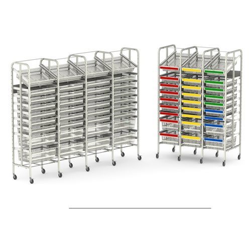 Modulares Regal - WEERACK - WEPPES Solutions - für Körbe / mobil / offene Bauweise