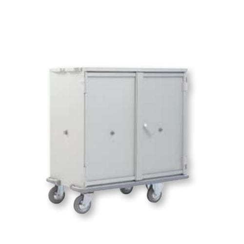 Medizinisch Sackhalterwagen - AISY-TRANS - WEPPES Solutions - Transport / mit Regal / mit Griff