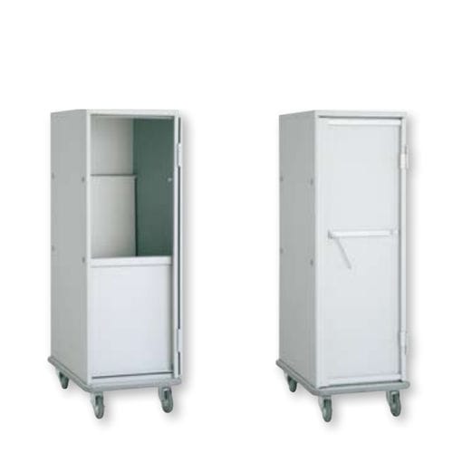 Medizinisch Sackhalterwagen - 41217 - WEPPES Solutions - mit 2 Regalbrettern