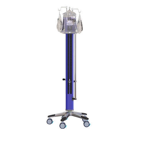 Infusionsständer / 4 Haken - MKA-052 - Nanchang Micare Medical Equipment - Aluminium / für OP-Tisch / höhenverstellbar