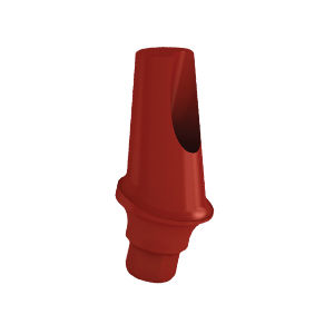 Implantat-Abutment / PEEK - PF1-0041 - TAG Dental - inneres Sechseck / gewinkelt / temporär