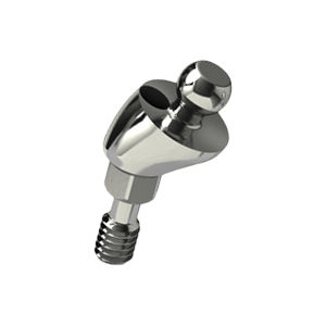 Implantat-Abutment / Titan - PO1-0042 - TAG Dental - Kugel / intern konisch / gewinkelt