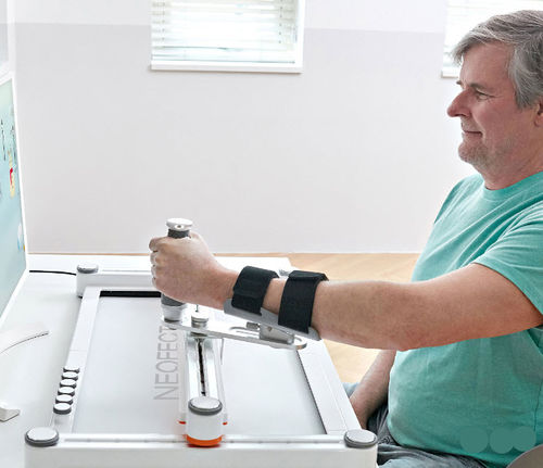 Rehabilitationssystem für Armbeweglichkeit - Board - Neofect - computerbasiert