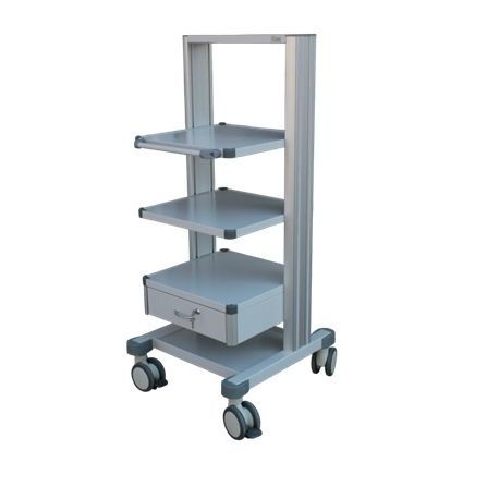 Medizinischer Wagen - ETA1020 - Clebermed - für Endoskope / mit Regal / 1 Schublade