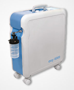 Medizinisch Sauerstoffkonzentrator - oxy 6000-5 - Bitmos GmbH - auf Rollen / modular