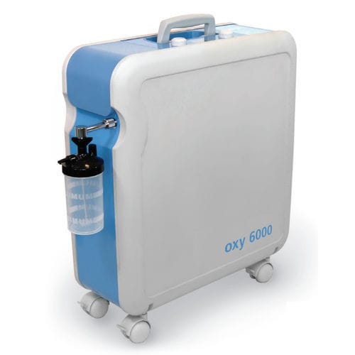 Medizinisch Sauerstoffkonzentrator - oxy 6000-6 - Bitmos GmbH - auf Rollen / modular